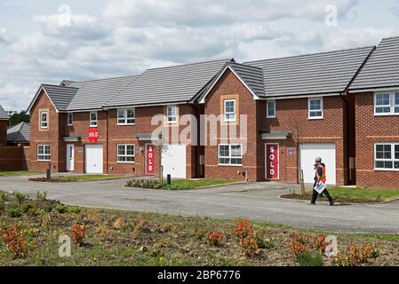 New Barratt demeure à Park Edge, Doncaster, dans le Yorkshire du Sud, en Angleterre Banque D'Images