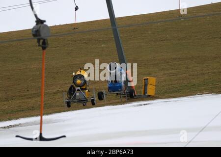 Trains de jeunes pour Olympia alpin 2020 Banque D'Images