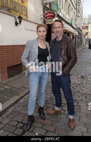 Franziska Weisz et Wotan Wilke Moehring, photo opportunité scène de crime - la période d'or sur le Kiez,Hambourg,14.05.2019 Banque D'Images