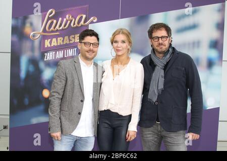 Laura Karasek,Henning Brekenkamp,Sebastian Flohr,présentation du nouveau spectacle Zart am Limit,ZDF Hamburg,16.05.2019 Banque D'Images