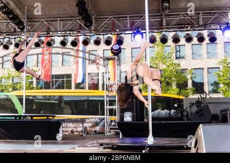 Artistes et artistes au 125e Kieler Woche 2019, Kiel, Allemagne Banque D'Images