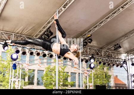 Artistes et artistes au 125e Kieler Woche 2019, Kiel, Allemagne Banque D'Images