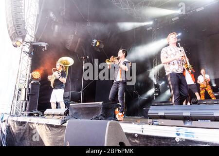 Artistes et artistes au 125e Kieler Woche 2019, Kiel, Allemagne Banque D'Images