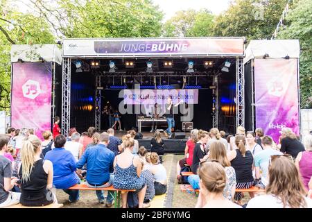 Artistes et artistes au 125e Kieler Woche 2019, Kiel, Allemagne Banque D'Images