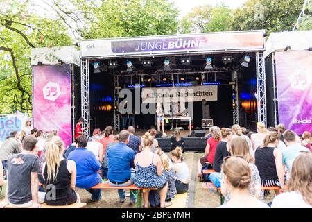 Artistes et artistes au 125e Kieler Woche 2019, Kiel, Allemagne Banque D'Images