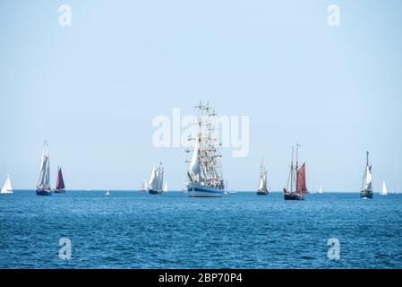 Bateaux à voile Banque D'Images