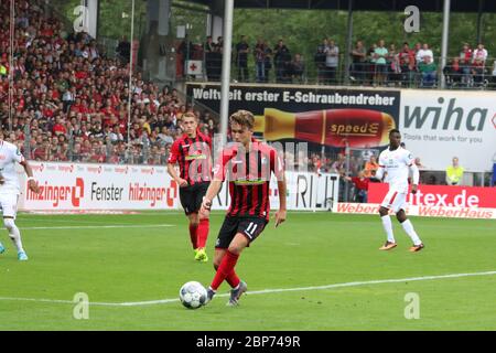 1. BL: 19-20: 1. Vitesse SC Freiburg contre FSV Mayence 05 Banque D'Images