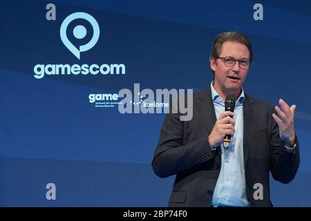 Eroeffnung der Computerspielemesse 'gamescom 2019' in der Messe Koeln Banque D'Images