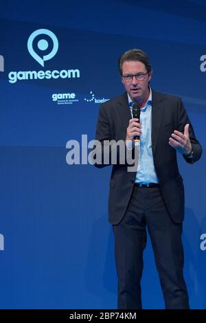 Eroeffnung der Computerspielemesse 'gamescom 2019' in der Messe Koeln Banque D'Images