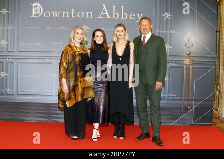 Phyllis Logan,Sophie McShera,Laura Carmichael,Hugh Bonneville,Photocall Downtown Abbey,Hotel Vier Saisonen Hamburg,04.09.2019 Banque D'Images