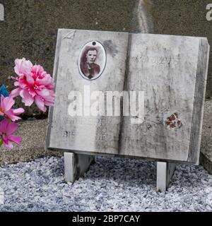 Cimetière, Inimond, massif du Bugey, Ain, France Banque D'Images