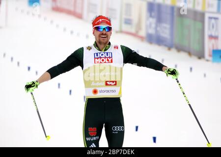 Teamsprint Nordic combiné FIS Championnat du monde de ski nordique 2019 Seefeld Banque D'Images