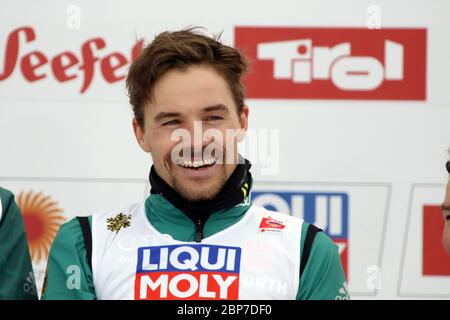 Teamsprint Nordic combiné FIS Championnat du monde de ski nordique 2019 Seefeld Banque D'Images