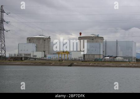 Photo thématique - Centrale nucléaire de Fessenheim/France Banque D'Images