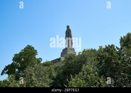 PLOVDIV, BULGARIE - Juillet 02, 2019 : Monument d'un soldat soviétique-libérateur (Aliocha) sur Bunarjik Hill. Plovdiv est la deuxième plus grande ville de Bulgarie. Banque D'Images