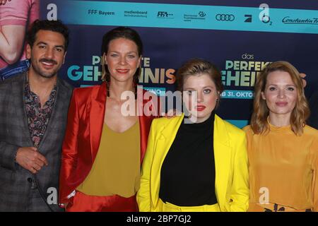 Elyas M Barek,Jessica Schwarz,Jella Haase,Karoline Herfurth projection spéciale de « The Perfect Secret » au Astor film Lounge Hafen City,Hambourg,29.10.2019 Banque D'Images