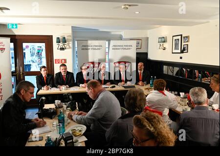 Pressekonferenz der 'Willi Ostermann Stiftung' zur Sessionseroeffnung des Koelner Karneval Banque D'Images