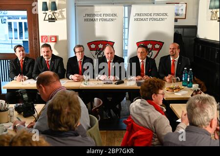 Pressekonferenz der 'Willi Ostermann Stiftung' zur Sessionseroeffnung des Koelner Karneval Banque D'Images