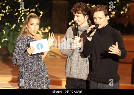 Heiko & Roman Lochmann,Sylvie Meis,concert de Noël Facebook,Laeiszhalle Hamburg,09.12.2019 Banque D'Images