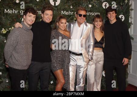 Heiko & Roman Lochmann,Sylvie Meis,Dieter Bohlen,Lotte,Vincent Weiss,Facebook Christmas concert,Laeiszhalle Hamburg,09.12.2019 Banque D'Images