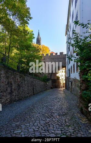 MEISSEN, ALLEMAGNE - 12 octobre 2019 : les plus belles rues de la vieille ville. Banque D'Images