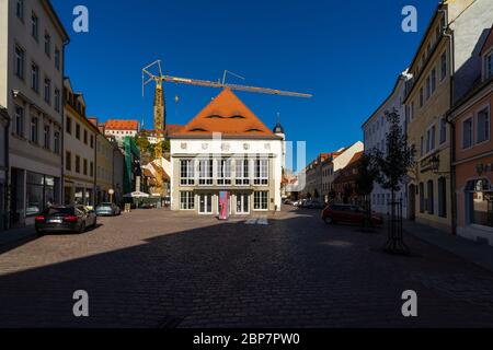 MEISSEN, ALLEMAGNE - 12 octobre 2019 : les plus belles rues de la vieille ville. Banque D'Images