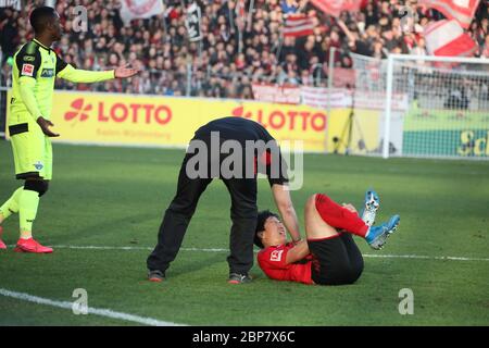1. BL: 19-20: 19. Vitesse SC Freiburg - SC Paderborn Banque D'Images