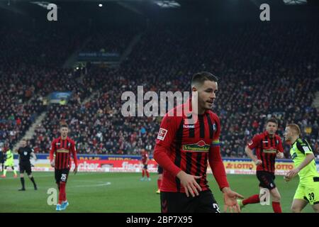 1. BL: 19-20: 19. Vitesse SC Freiburg - SC Paderborn Banque D'Images