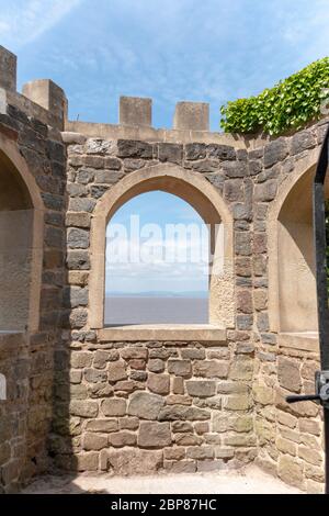 Bristol-May-2020-England-la vue de l'intérieur de la canne à sucre à clevedon Banque D'Images