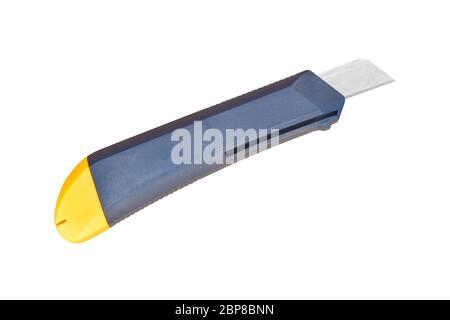 Couteau à papier isolé sur fond blanc. Banque D'Images