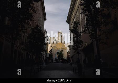 Les rues de Madrid Banque D'Images