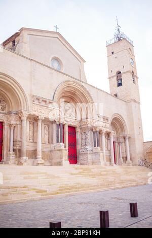 L'Abbaye de Saint-Gilles, monastère à Saint-Gilles Banque D'Images