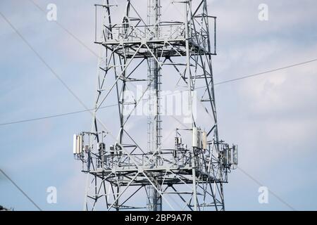 Antennes à Gdansk, Pologne. 10 mai 2020 © Wojciech Strozyk / Alamy stock photo Banque D'Images