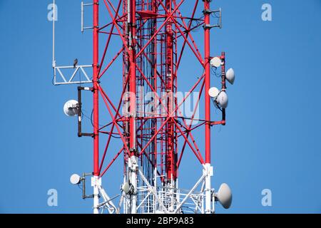 Antennes à Gdansk, Pologne. 10 mai 2020 © Wojciech Strozyk / Alamy stock photo Banque D'Images