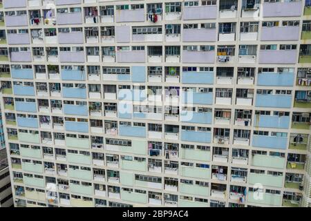 CHOI Hung, Hong Kong 16 mai 2019 : vue de dessus du domaine Choi Hung Banque D'Images