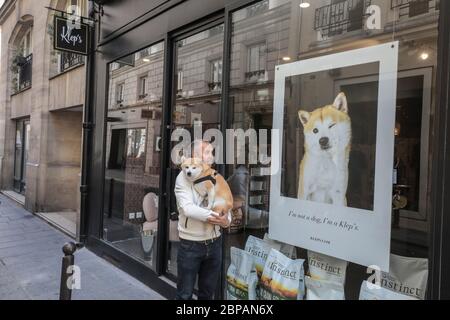 KLEP' S BOUTIQUE POUR CHIENS Banque D'Images