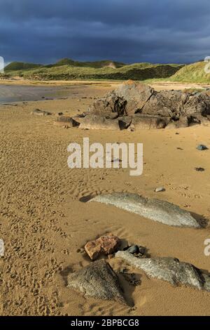 Cinq Doigts Strand, Malin Head, comté de Donegal, Irlande, Europe Banque D'Images