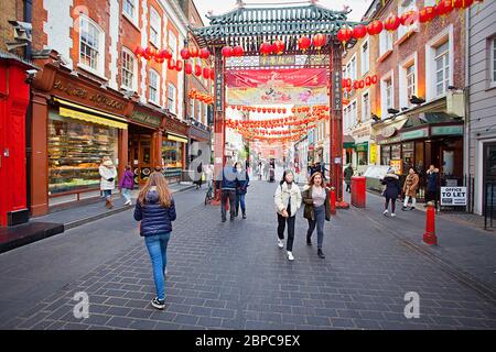 China Town, West End, Londres, Royaume-Uni Banque D'Images