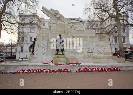 Royal Artillery Memorial, Hyde Park Corner, Hyde Park, Londres Banque D'Images