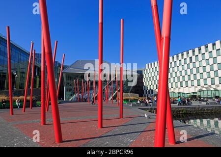 Bord Gais Energy Theatre, Grand Canal Dock, Dublin, County Dublin, Irlande, Europe Banque D'Images