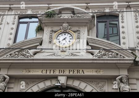 Cicek Pasaji, Cité de Pera, avenue Istiklal, ville d'Istanbul, Turquie Banque D'Images