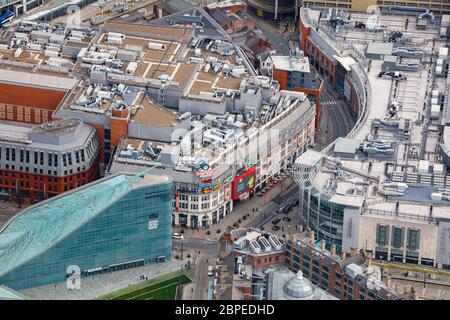 Musée Manchester Printworks & National football Banque D'Images