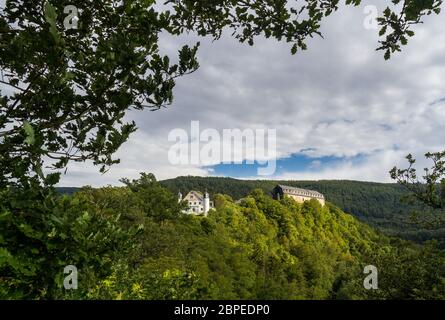 Blick auf Schloss Schwarzburg Banque D'Images