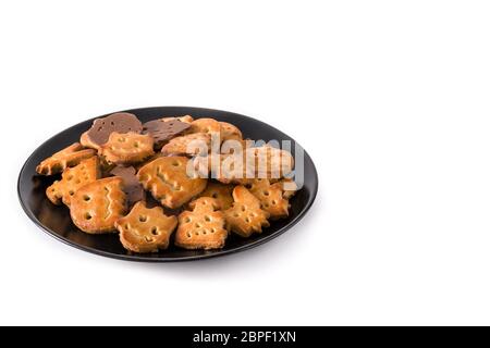 Biscuits d'Halloween isolés sur fond blanc Banque D'Images