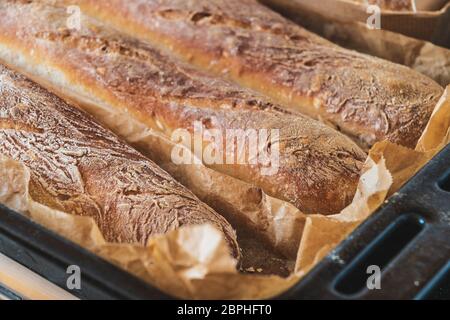 pain maison recette traditionnelle française Banque D'Images