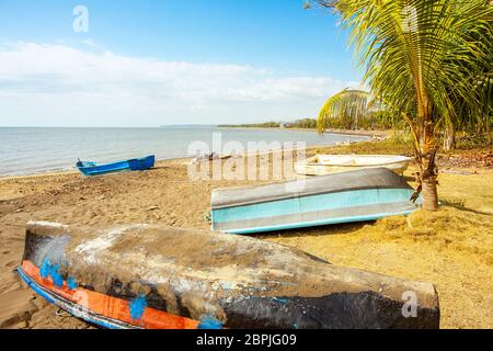 Sur la plage de Playa Herradura Costa Rica Banque D'Images