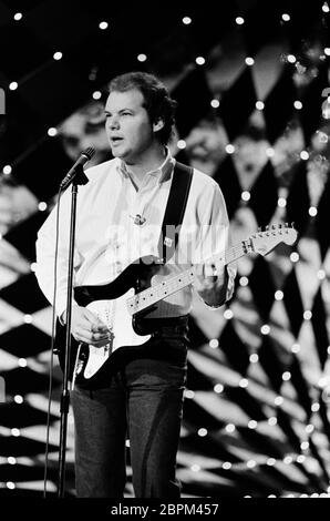 ARD-Spielshow Auf los gehts los - 15.01.1983 - Der US-amerikanische Sänger und compositeur Christopher Cross // ARD-Spielshow Auf los gehts los // 15.01.1983 Banque D'Images