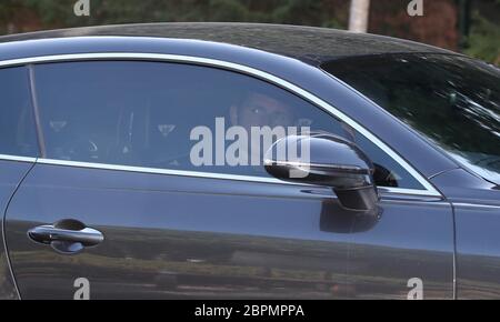 Cobham, Royaume-Uni. 19 mai 2020. Les footballeurs de Chelsea arrivent sur le terrain d'entraînement des clubs à Cobham. C'est aujourd'hui la première fois que les joueurs de la Premier League sont autorisés à s'entraîner en groupe et c'est la première étape vers le redémarrage de la Premier League. Crédit : James Boardman/Alay Live News Banque D'Images