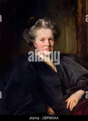 Elizabeth Garrett Anderson (1836-1917), portrait de John Singer Sargent, huile sur toile, 1900 Banque D'Images