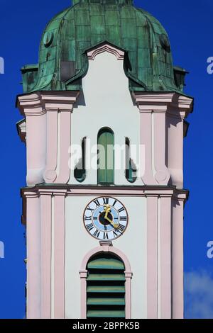 Ehemaliges Kloster Franziskanerinnen à Günzburg est une ville de Bavière, en Allemagne, avec de nombreuses attractions historiques Banque D'Images